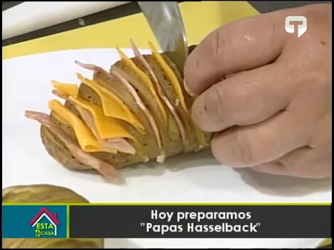 Hoy preparamos Papas Hasselback