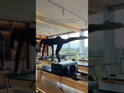 No estaba triste, solo necesitaba mi clase de pilates reformer favorita ❤️✨