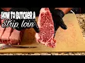 Download Lagu Butchering A Whole Strip Loin Into New York Steaks - Smokin' Joe's Pit BBQ