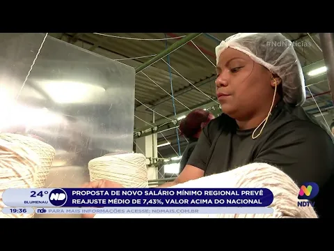 Proposta de novo salário mínimo regional prevê reajuste médio de 7,43%, valor acima do nacional