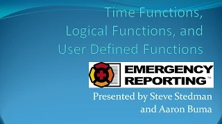 Free Weekly SQL Server Training Time and Logical Functions User Defined Functions