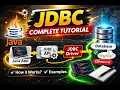 Learn JDBC Step by Step Java Database Connectivity Explained