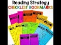 Reading Skills Checklist Strategies Bookmarks - Comprehension Fluency Decoding