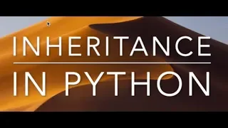 13 Inheritance Python Beginners