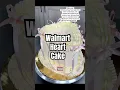 Walmart heart cake