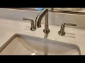 Delta Faucet Saylor 3 Hole Brushed Nickel Bathroom Faucet QUICK OVERVIEW