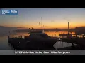 LIVE Put-in-Bay Harbor Cam time-lapse sunrise - moonrise