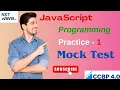 JavaScript Programming Practice - 1 Placement Preparation CCBP Nxtwave