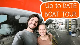 ⛵️”Abandoned” sailboat tour after 4 month of refit (still long way to go) + Q&A + haircut #104