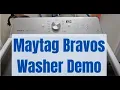 Maytag Bravos XL Washer Demo Real-Time Performance Test