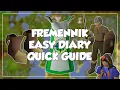 Fremennik Easy Diary Quick Guide - Old School