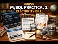 PUC 2nd year MYSQL PRACTICAL 2 Create a table BESCOM