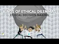 Ethical Decision Making Kinds of Ethical Dilemmas