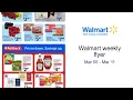 Walmart weekly flyer Mar 05 - Mar 11