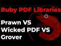 Benchmarking Ruby PDF libraries - Prawn vs Grover vs Wicked PDF