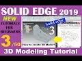 Solid edge Tutorials Solid edge Practice Exercise tutorial Solidedge