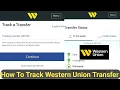 How to track western union money transfer 2023