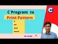 C Program to Print Star Pattern - 2 Logic Program C Programming Dilip Kumar Gangwar