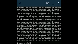 Print 100 Times One Line Code in Python