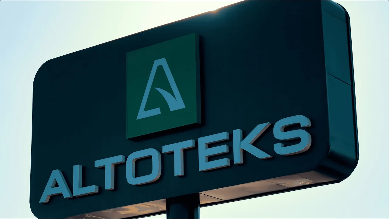Altoteks kurumsal fabrikatörlük ve üretim tesisleri 4K sinematik tanıtım filmi kapağı