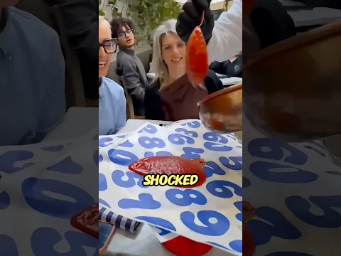 They Were Shocked When the Chef Poured Sauce Onto Paper #shorts