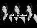 Maktooba leek - Elissa (speed and reverb) || مكتوبه ليك -إليسا 