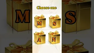 If You Choose Gifts Letters  If You Choose Gifts Letters