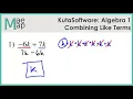 KutaSoftware Algebra 1 - Combining Like Terms