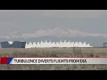 Over 20 flights diverted to COS from Denver passengers receive medical aid