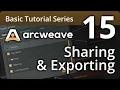 Arcweave Basic Tutorial Series - Episode 15 Sharing Exporting