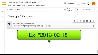 The apply Function Deep Learning Prerequisites The Numpy Stack in Python V2