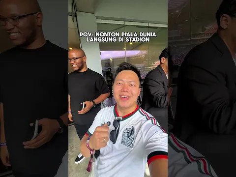 POV: nonton piala dunia langsung di stadion #pialadunia2026