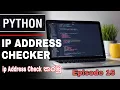 Ip Address Checker For Python Sinhala python SL Android