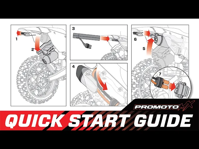 Losi Promoto MX 1/4 Motorcycle Ready To Run (RTR) Pro Circuit - Club MX