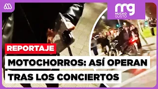 REPORTAJE MG | Así operan los motochorros tras los conciertos en el Santander Arena