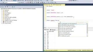 Substring Function in sql Server Telugu Substring Function in sql Telugu Sql Telugu