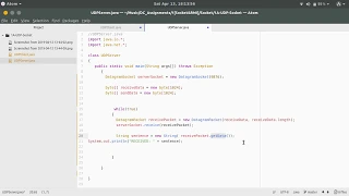 UDP Socket in Java Socket Easy Implementation