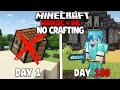 100 Hari Minecraft Hardcore NO CRAFTING