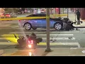 car vs motorcycle accident on Western Ave San Marino St 26 at 10 40 Pm