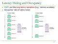 Heterogeneous Systems Course Meeting 5 GPU Performance Considerations Fall 2021