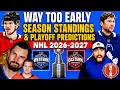WAY TOO EARLY NHL 2026-27 Standings Stanley Cup Playoff Predictions