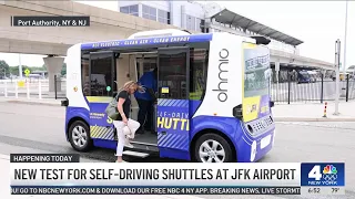 JFK Airport testing self-driving shuttles for some parking lots NBC New York
