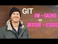 Git Unstaging - RM or Restore Why we have different options