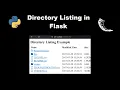 Directory listing in Flask