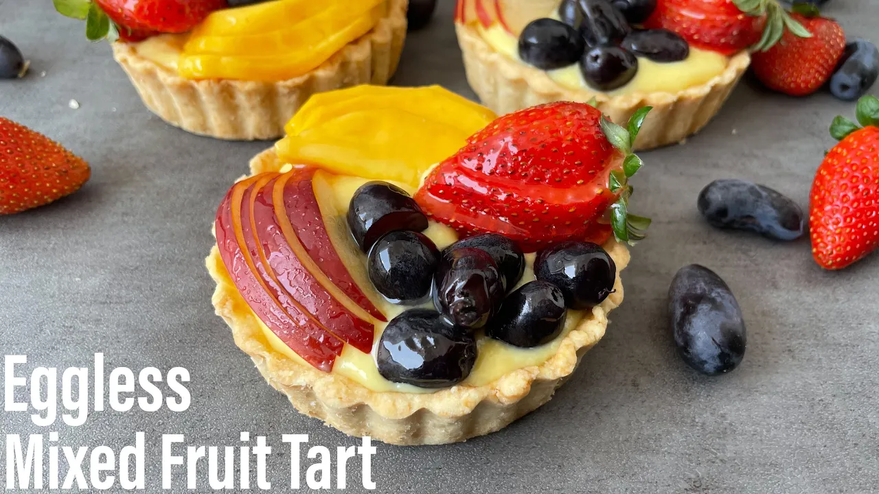 The BEST Fruit Tart Recipe   Mixed FRUIT TART   Mini Fruit Tart   Best Bites