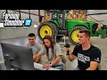 Playing Farming Simulator 22 with Laura Farms Spencer TV