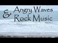 Download Lagu Angry Waves Set to Rock Music for the Restless Soul | Winter in Myrtle Beach, North Carolina