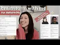 Brainstorm with me for NaNoWriMo Create your novel characters and advice to get started