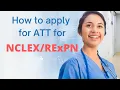 How to apply for ATT for