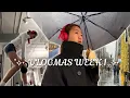 VLOGMAS WEEK 1 | nyc errands, shopping hauls, gym gains!